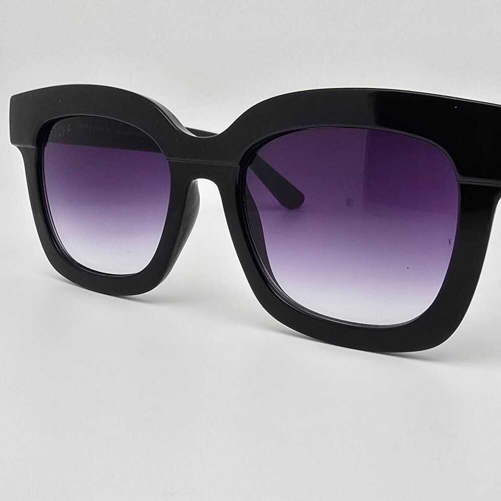 Diff Eyewear Makay Black Frame Grey Gradient Lens… - image 4